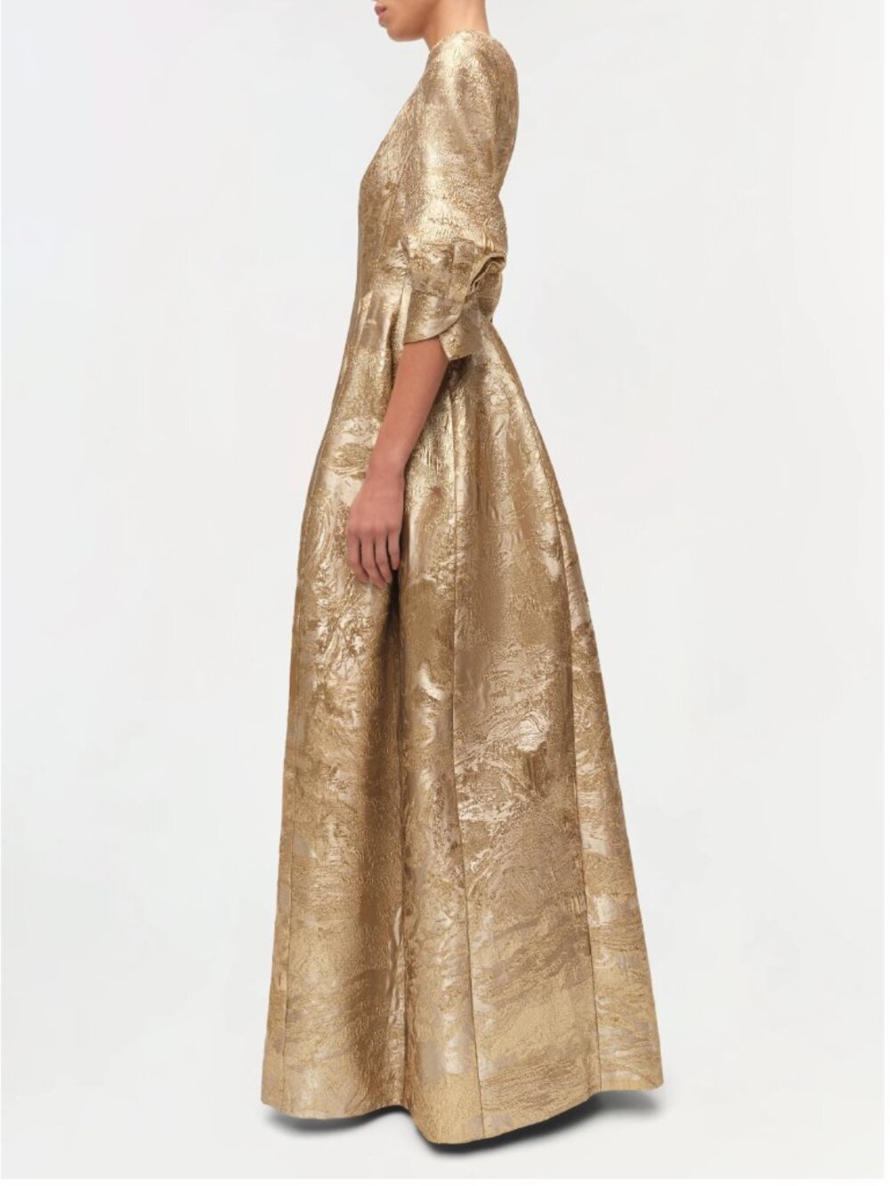 NWT SIMKHAI Claravelle Jacquard Gown Size 8 - Picture 6 of 7